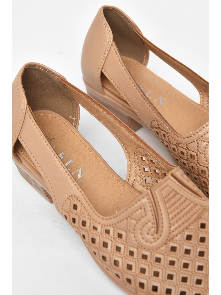 Туфли женские бежевого цвета 1101-7 211009C