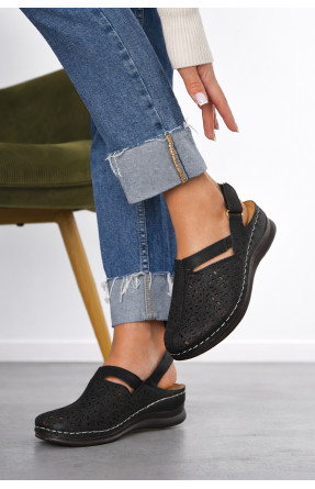 Босоножки женские черного цвета 709 211011C