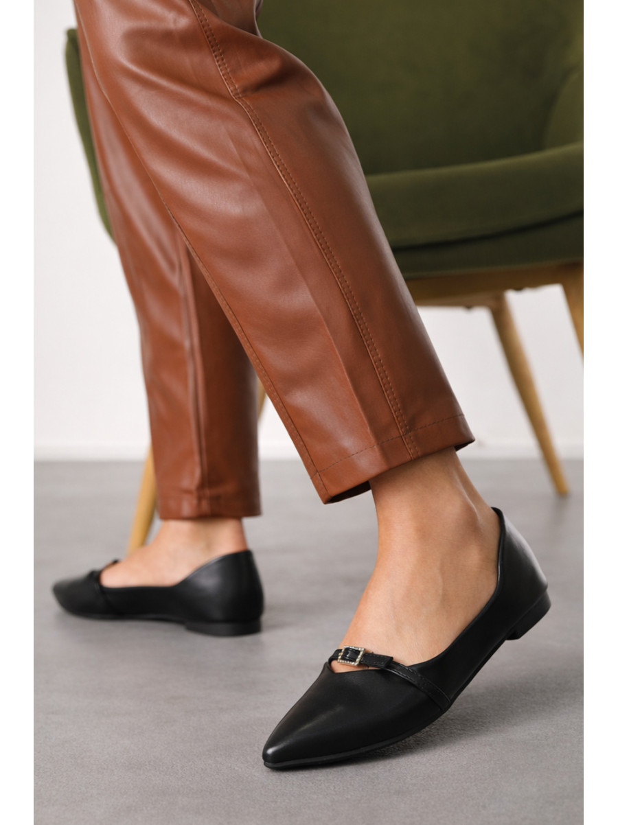 Балетки женские черного цвета W1311-8 211016C
