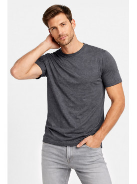 Футболка чоловіча однотонна сірого кольору 2303 211018C