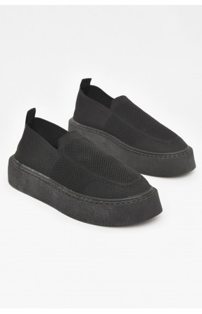 Кроссовки женские черного цвета текстиль 2023-31-1 211019C