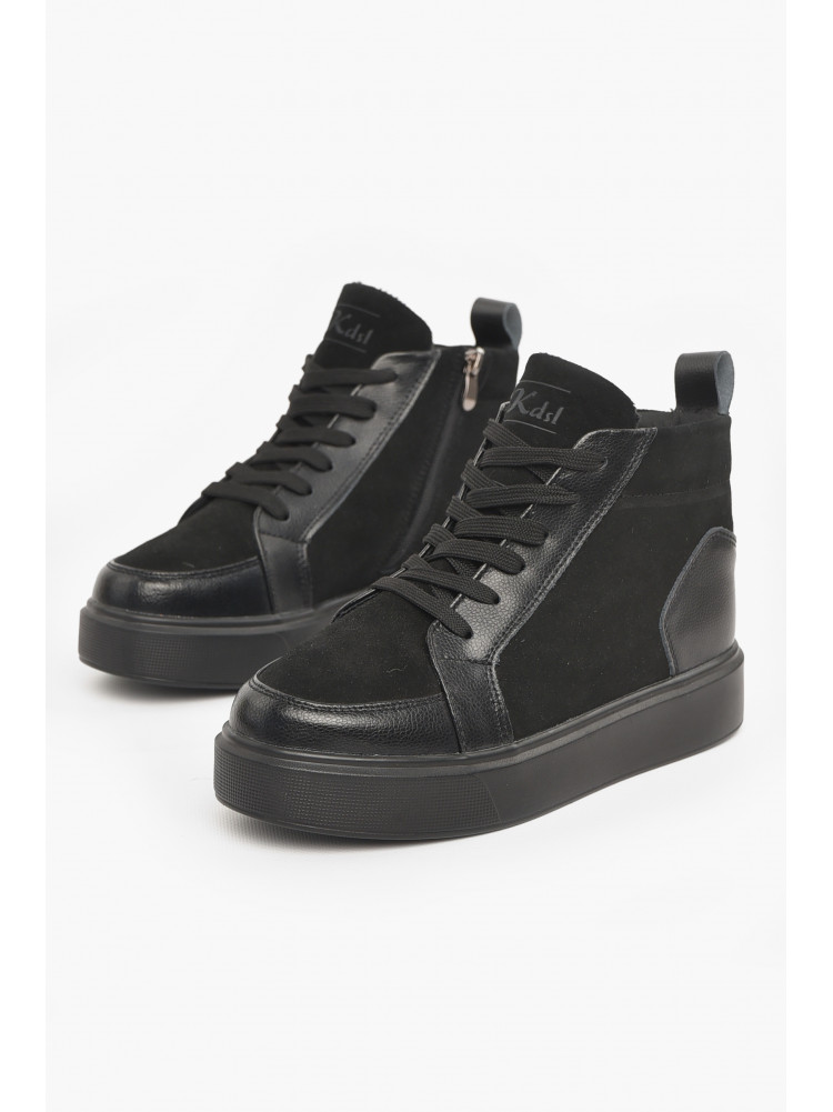 Ботинки женские демисезонные черного цвета 539-7-1 211027C