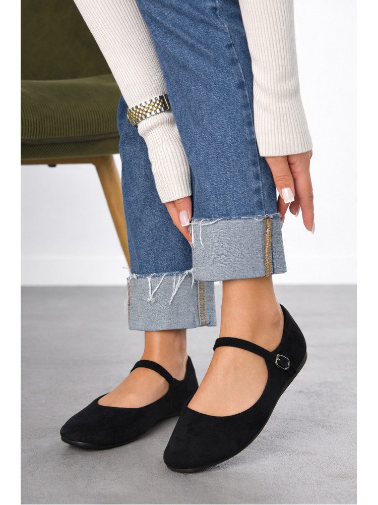 Балетки женские черного цвета 165-20 211031C