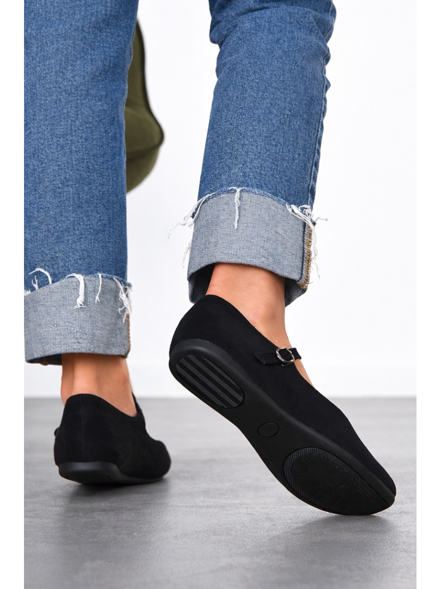 Балетки женские черного цвета 165-20 211031C