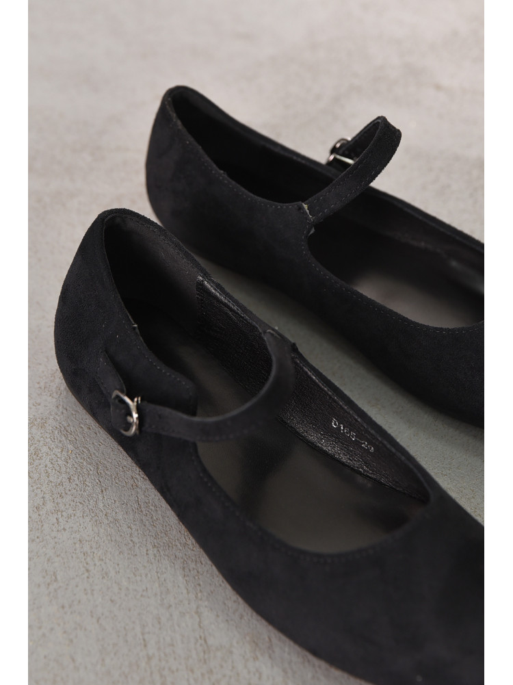 Балетки женские черного цвета 165-20 211031C