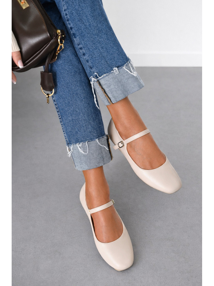 Балетки женские серого цвета 165-9 211035C