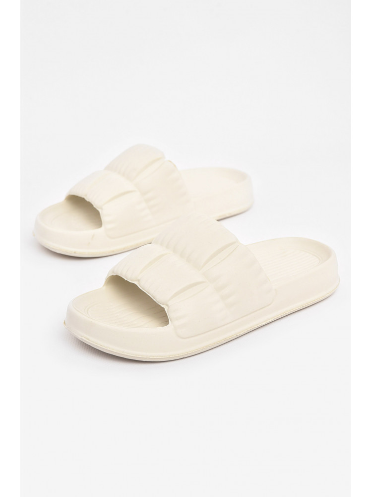 Шльопанці піна жіночі білого кольору Уцінка С-95 211038C