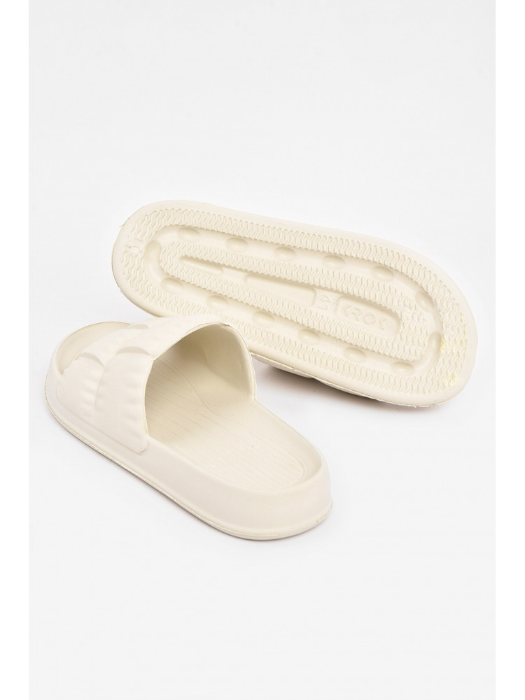 Шльопанці піна жіночі білого кольору Уцінка С-95 211038C