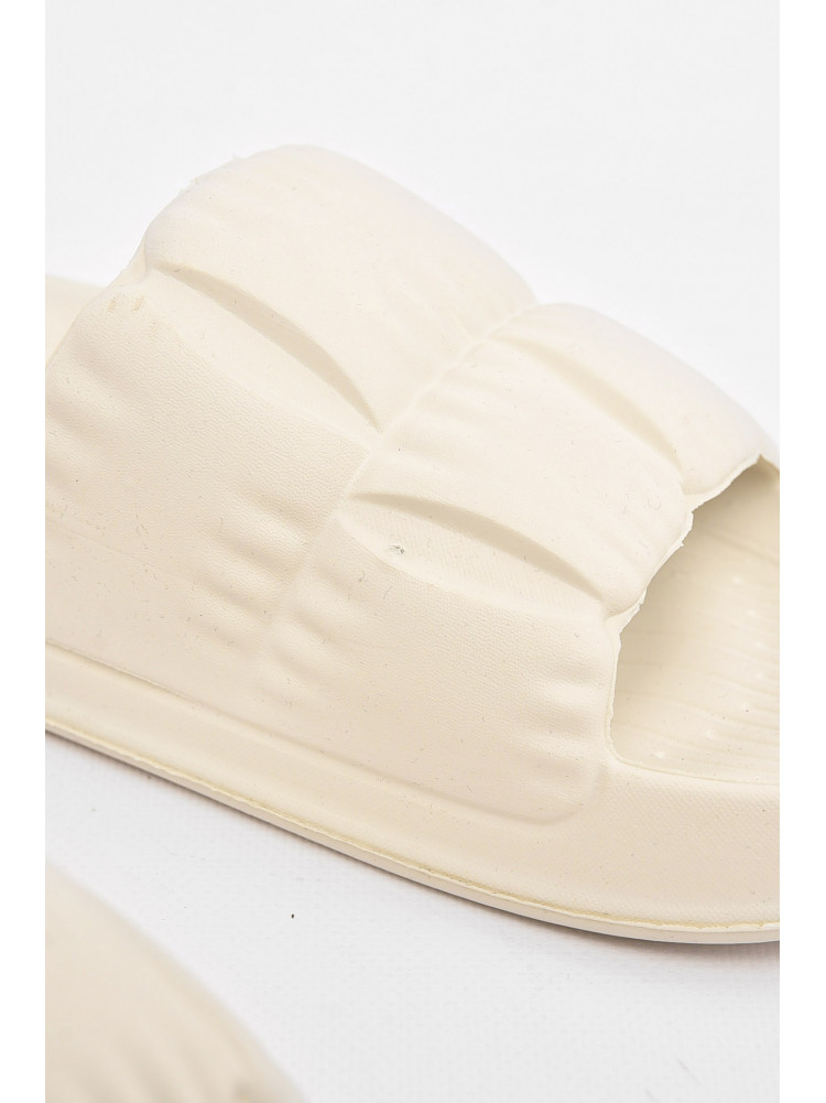 Шльопанці піна жіночі білого кольору Уцінка С-95 211038C
