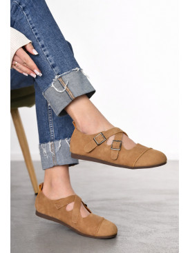 Балетки жіночі бежевого кольору D913-2 211045C