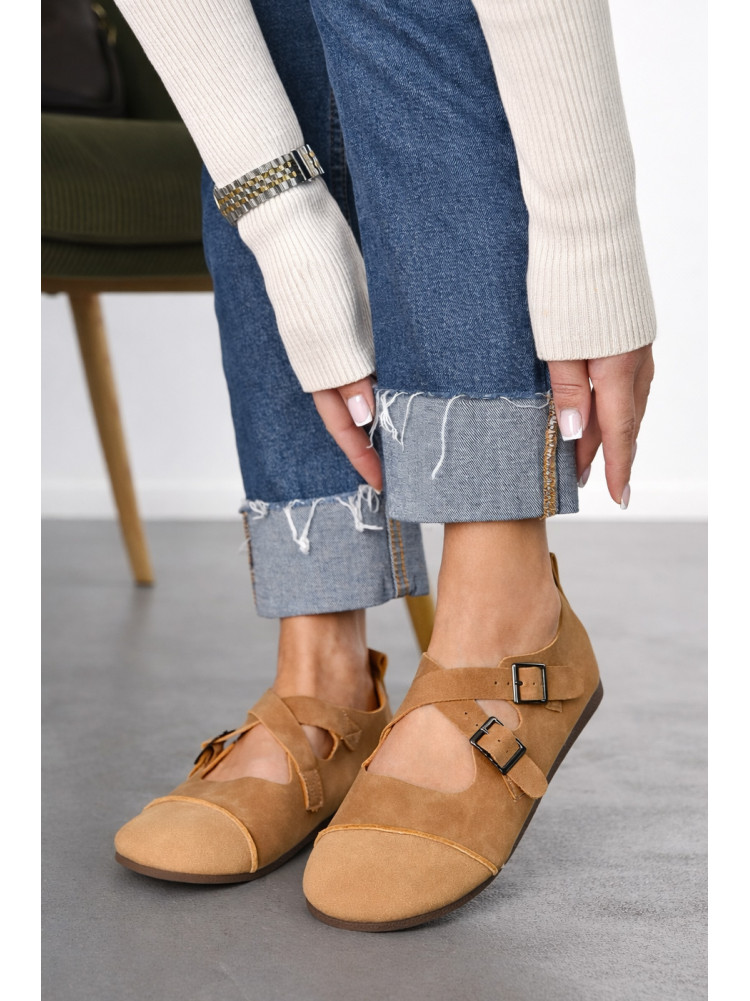 Балетки женские бежевого цвета D913-2 211045C