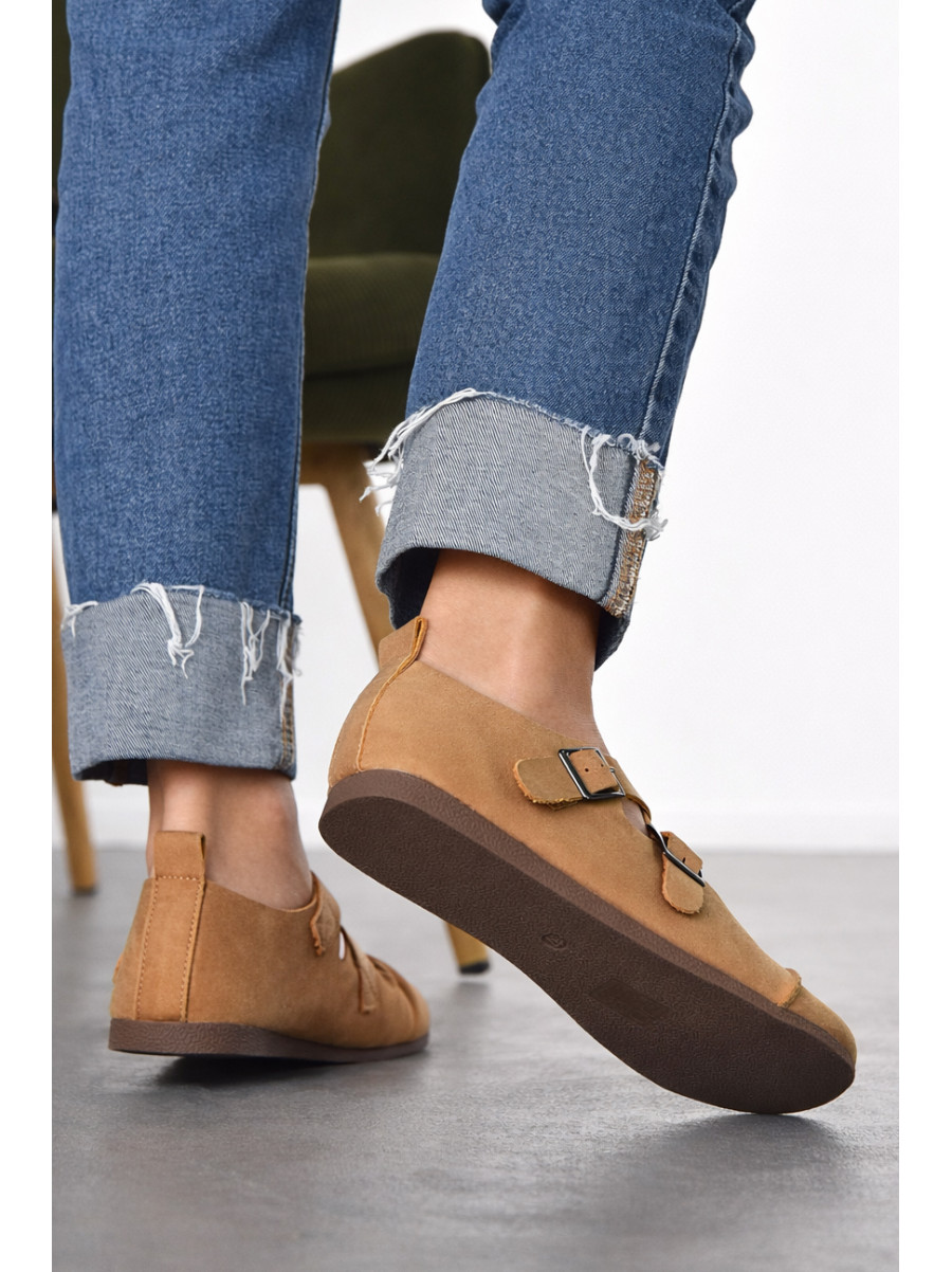 Балетки женские бежевого цвета D913-2 211045C