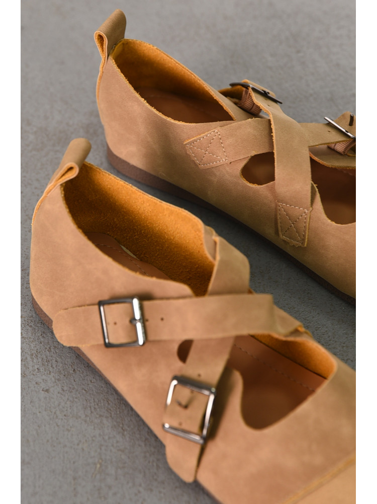 Балетки женские бежевого цвета D913-2 211045C