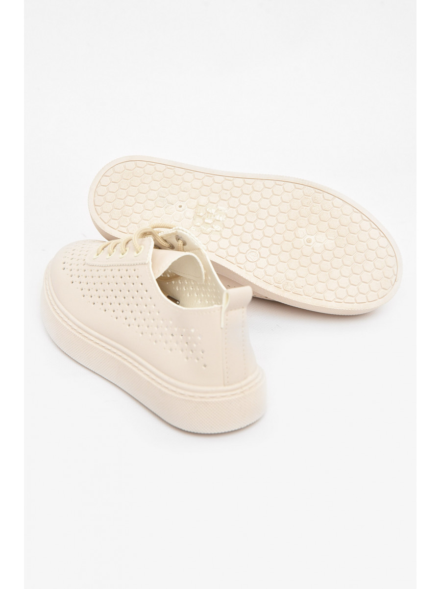 Мокасины женские молочного цвета 2024-86-3 211050C