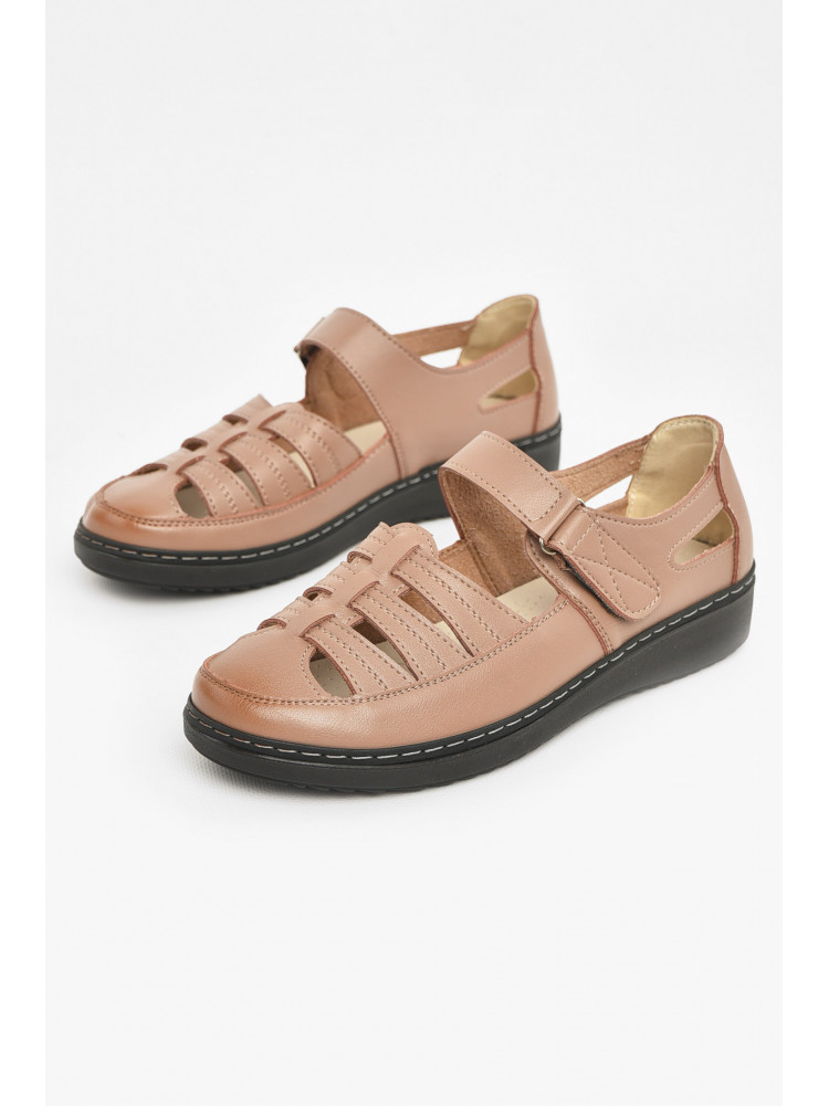 Босоножки женские темно-бежевого цвета 5512-11 211055C