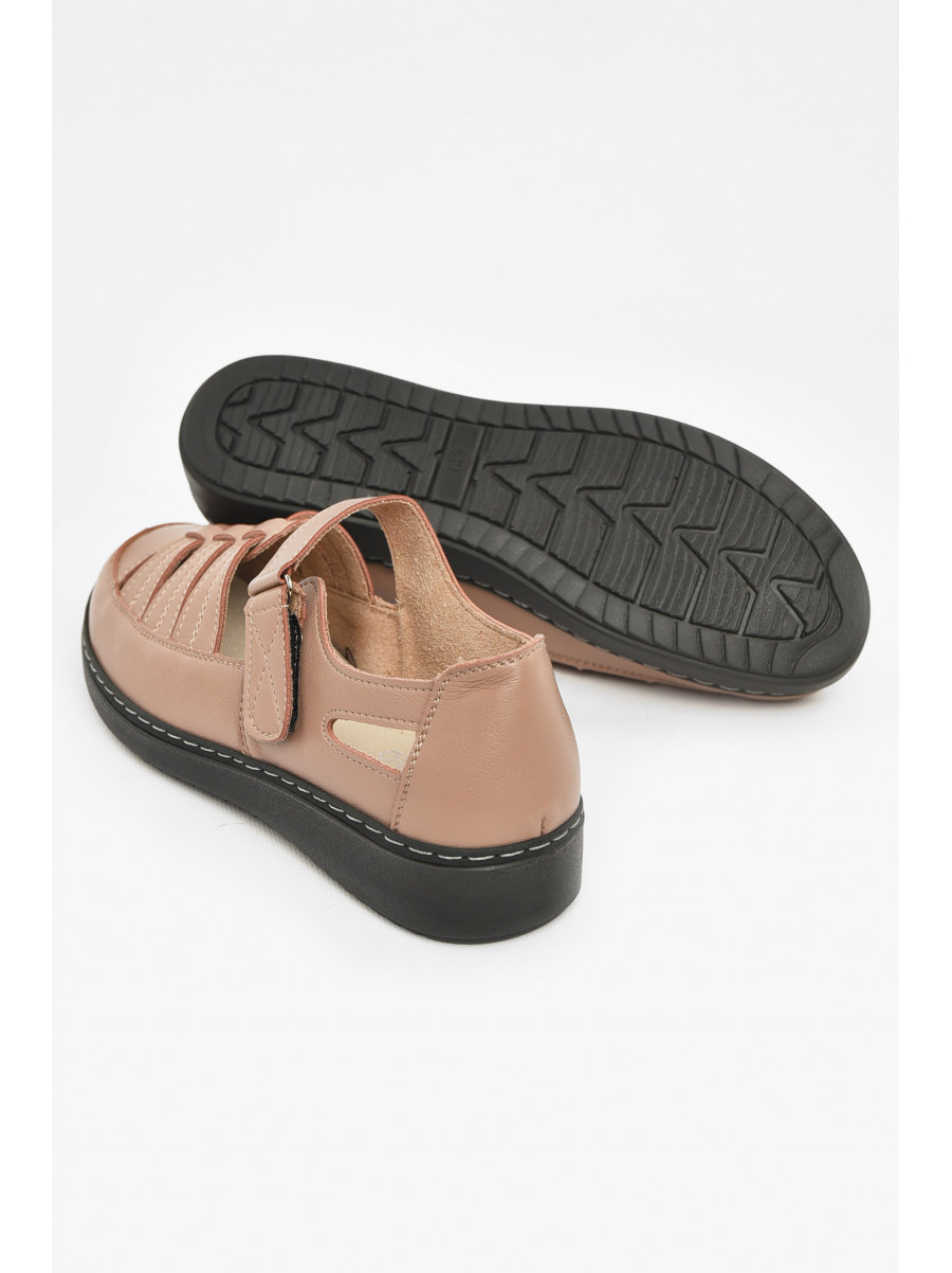 Босоножки женские темно-бежевого цвета 5512-11 211055C