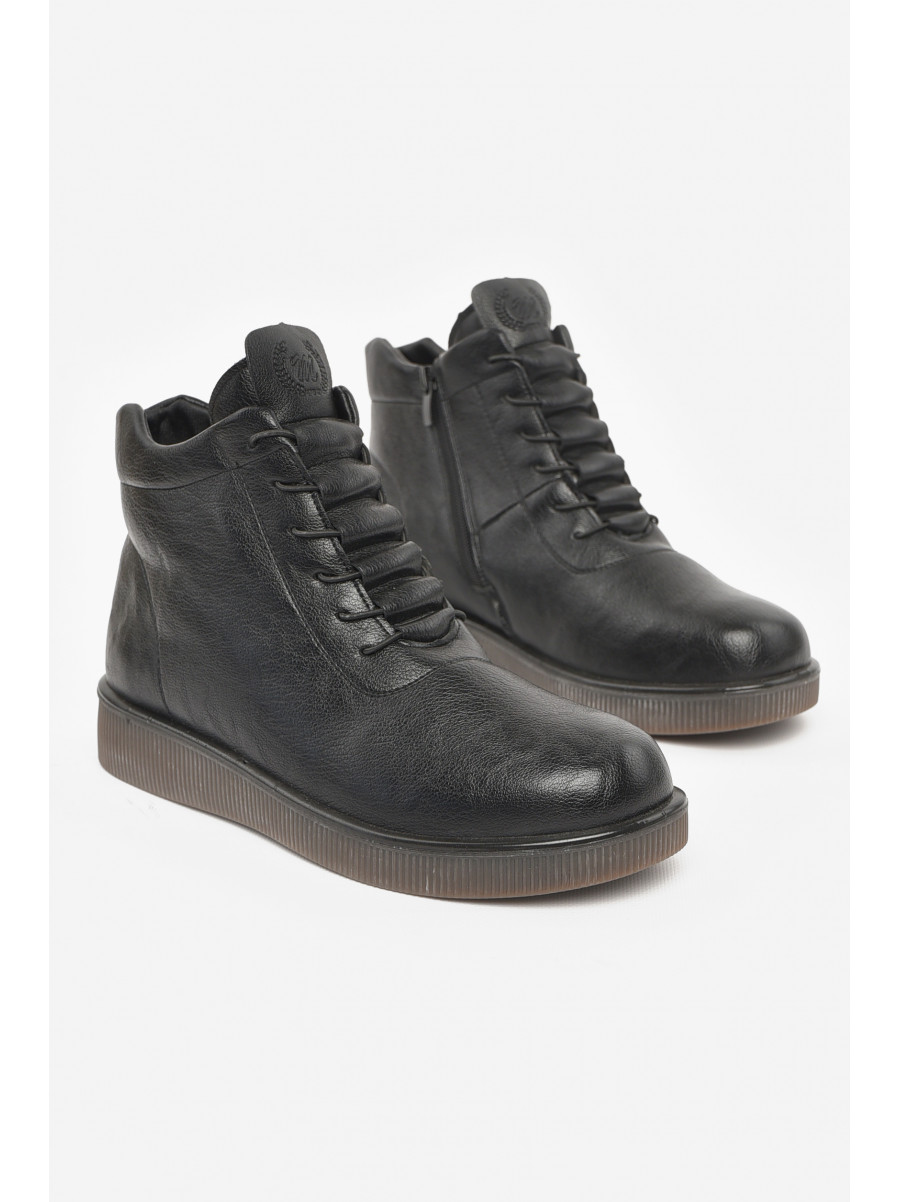 Ботинки женские зимние черного цвета 6803-1 211060C