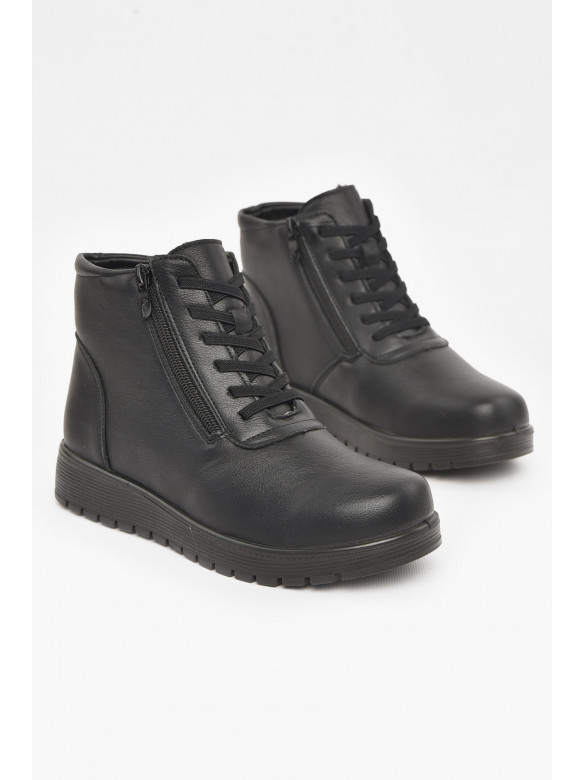 Ботинки женские зимние черного цвета 18-1 211062C