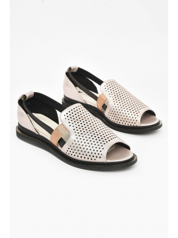 Босоножки женские розового цвета 1751-4 211078C