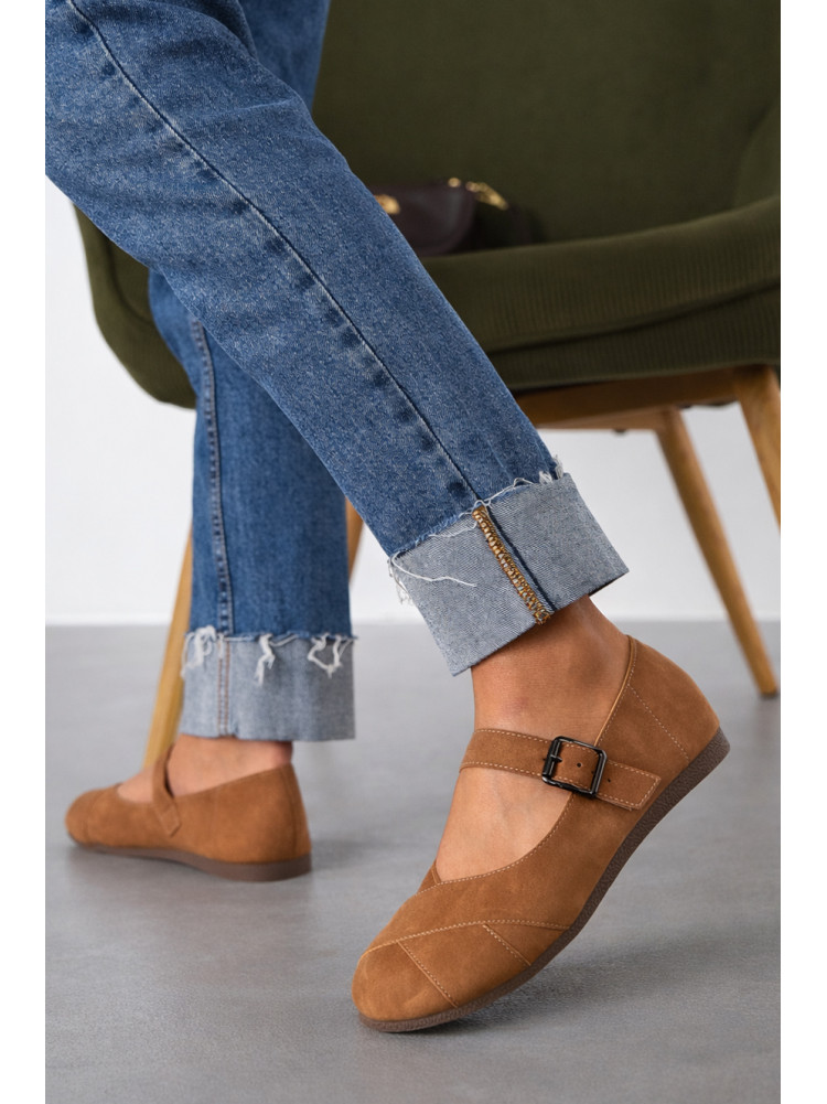 Балетки женские светло-коричневого цвета D915-11 211080C