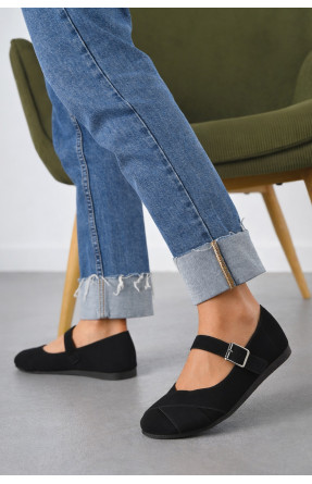 Балетки женские черного цвета D915-1 211084C