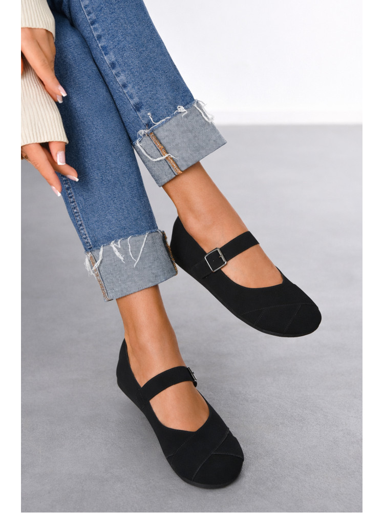 Балетки женские черного цвета D915-1 211084C