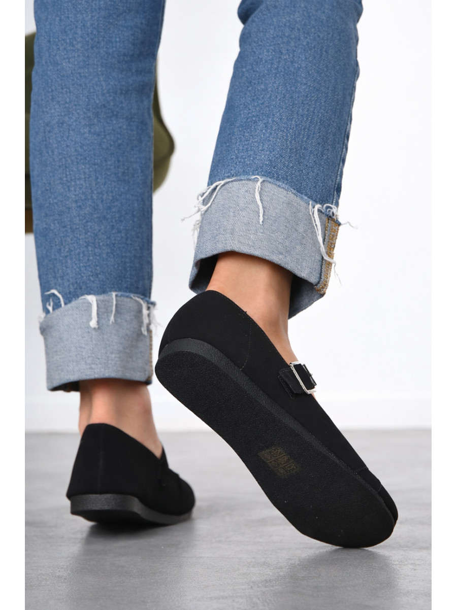 Балетки женские черного цвета D915-1 211084C