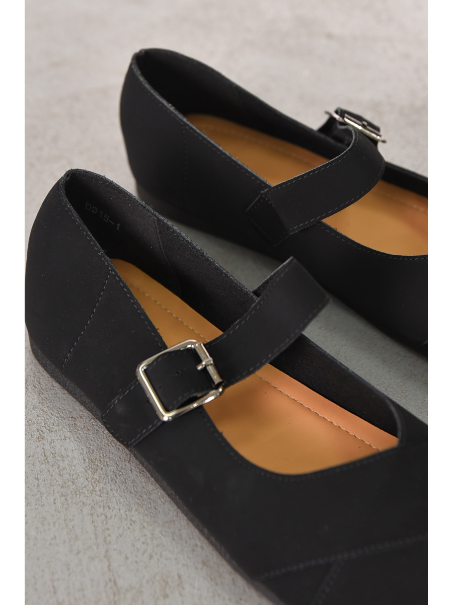 Балетки женские черного цвета D915-1 211084C