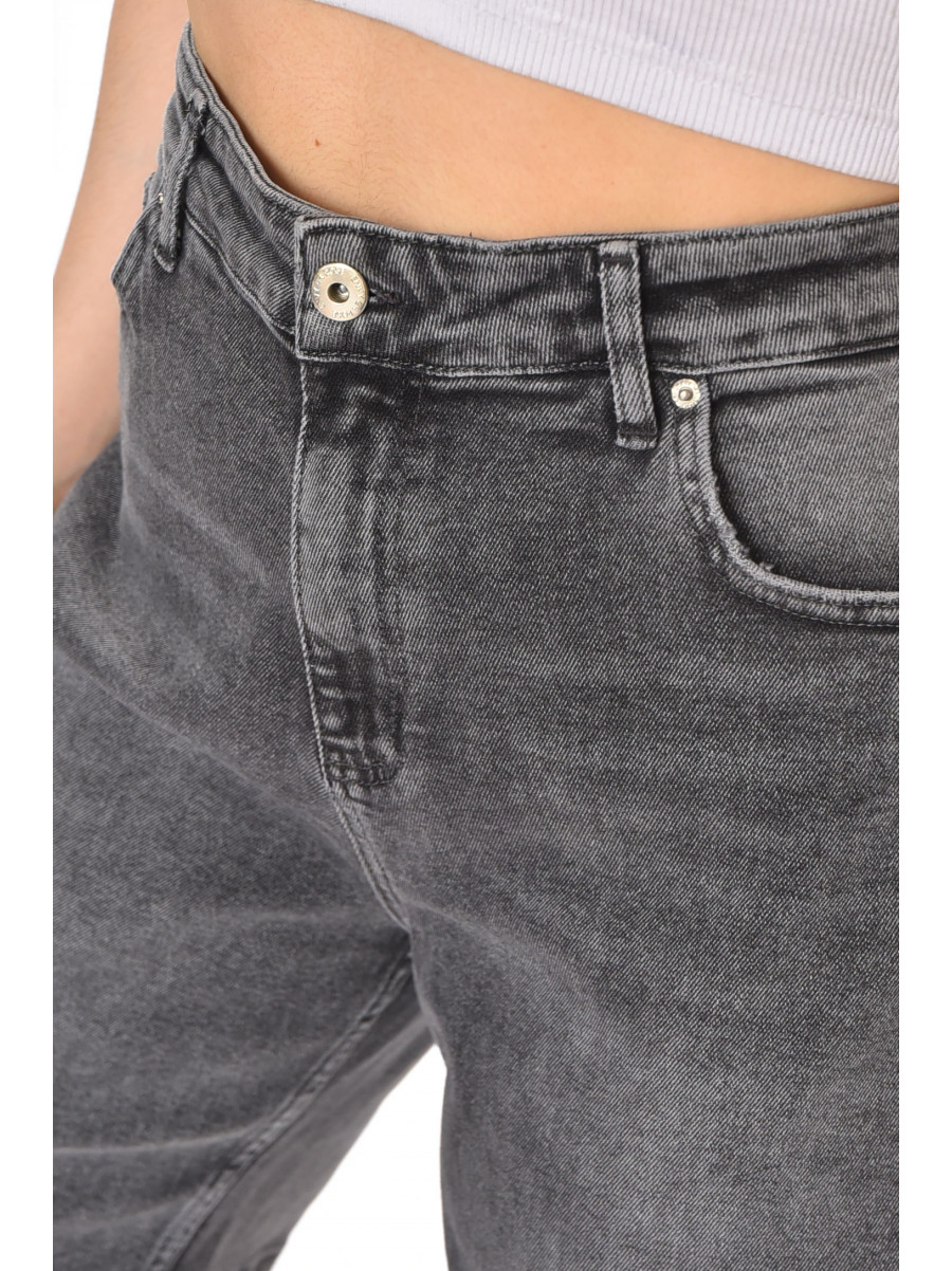 Шорты женские джинсовые серого цвета 5461-1 211091C