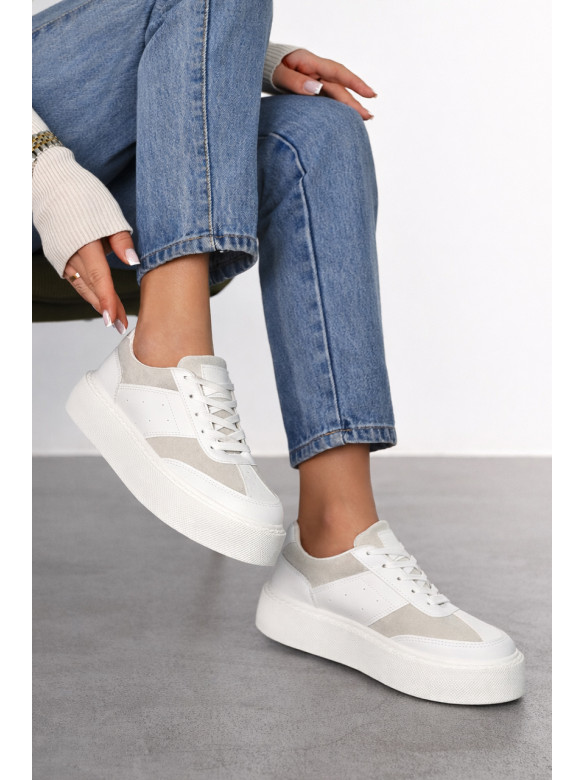 Кроссовки женские белого цвета Уценка 2024-26-2 211094C