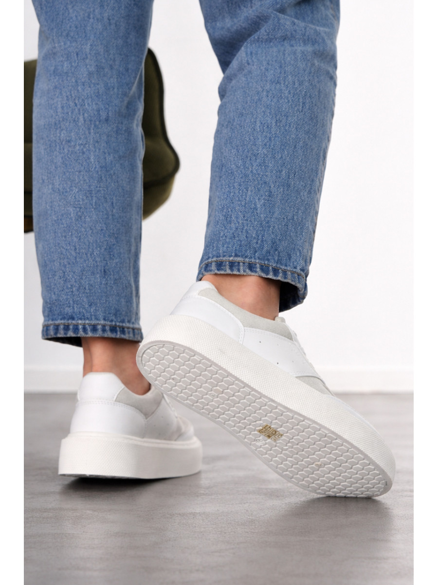 Кроссовки женские белого цвета Уценка 2024-26-2 211094C