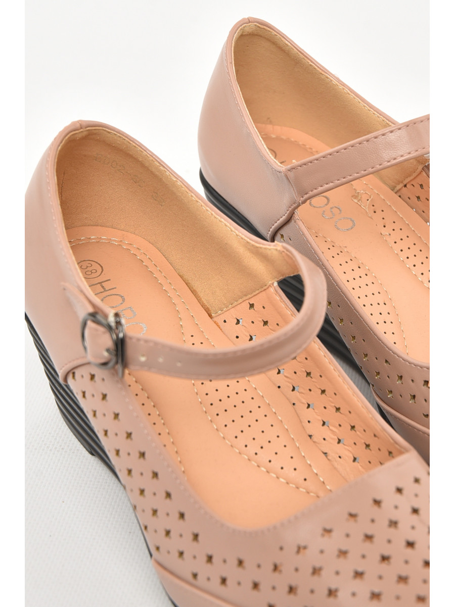 Туфлі жіночі бежевого кольору Уцінка 02-3с 211096C