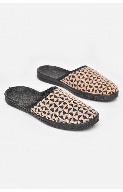 Тапочки женские бежевого цвета Ебіас асорті 211111C