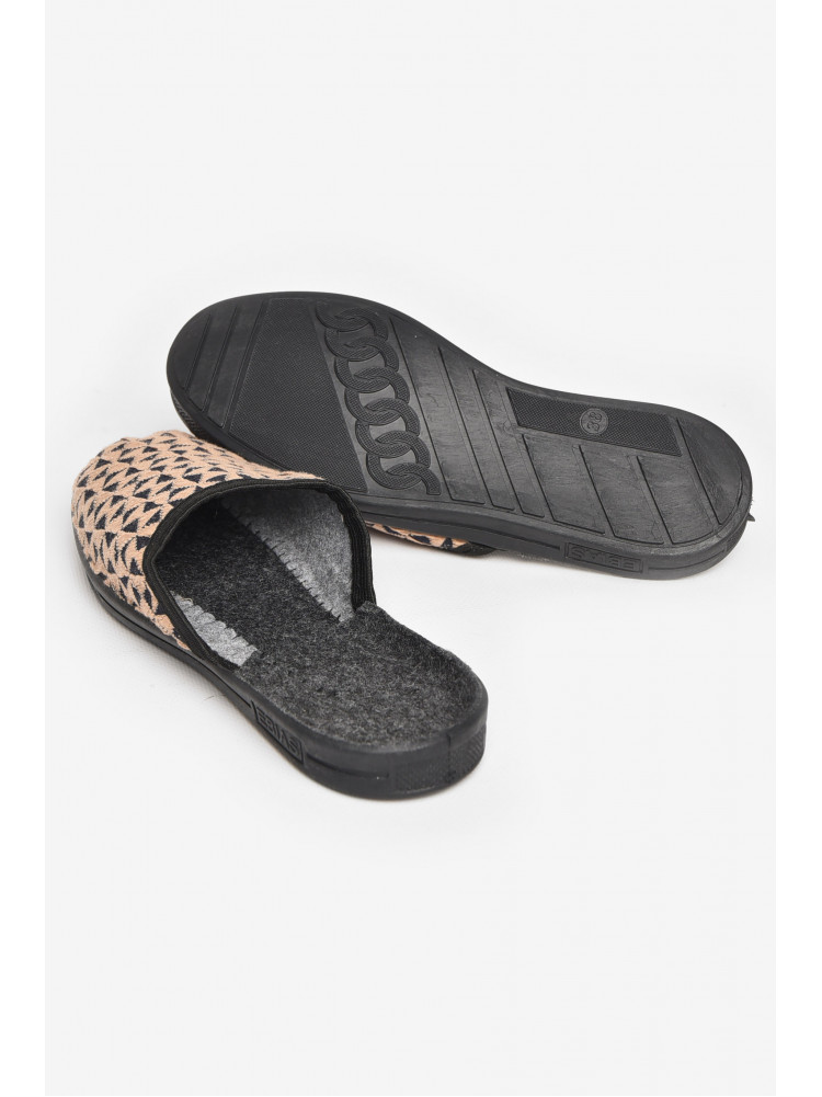 Тапочки женские бежевого цвета Ебіас асорті 211111C