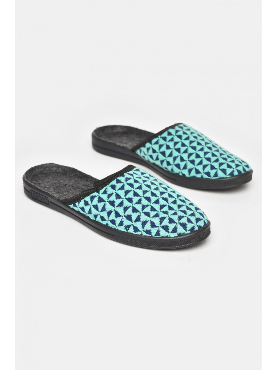 Тапочки женские зеленого цвета Ебіас асорті 211112C
