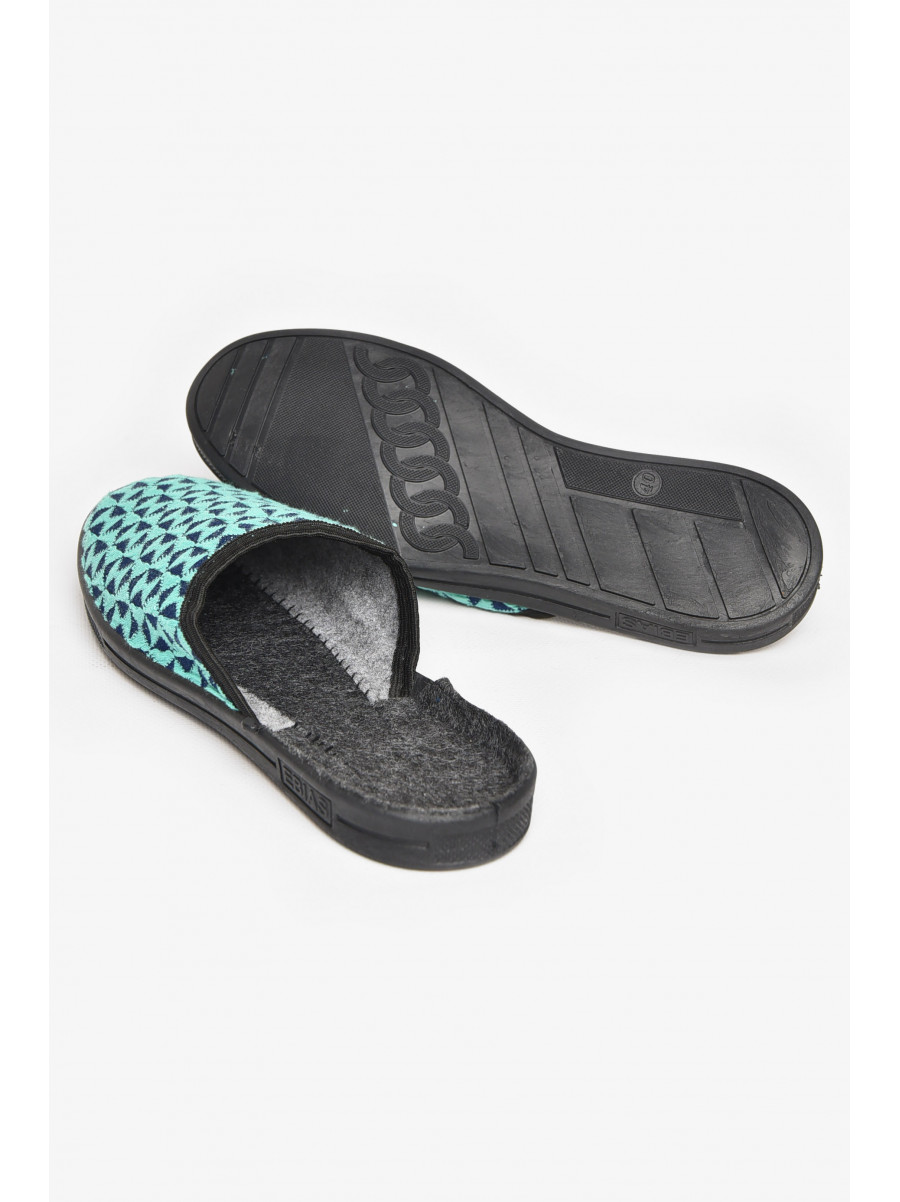 Тапочки женские зеленого цвета Ебіас асорті 211112C