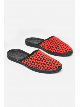 Тапочки женские красного цвета Ебіас асорті 211114C