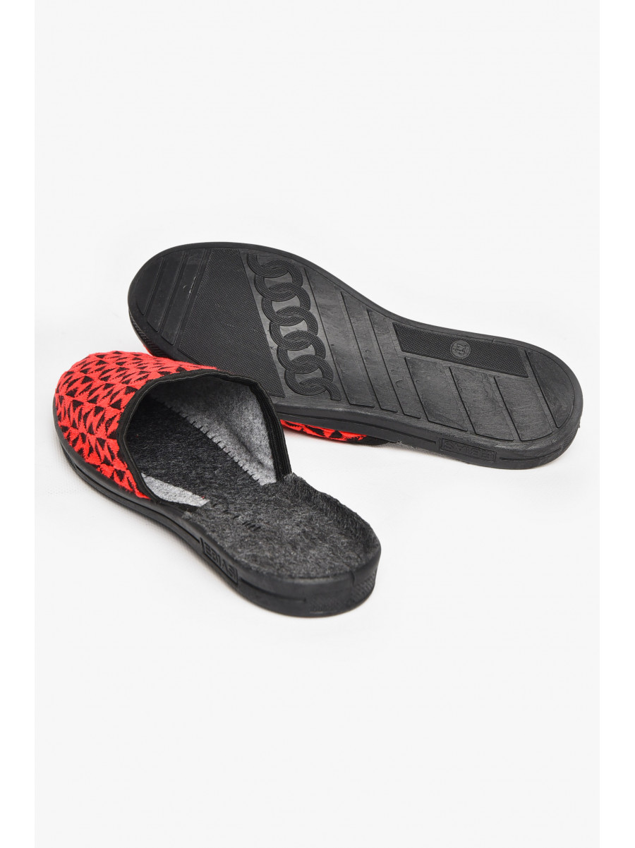 Тапочки женские красного цвета Ебіас асорті 211114C