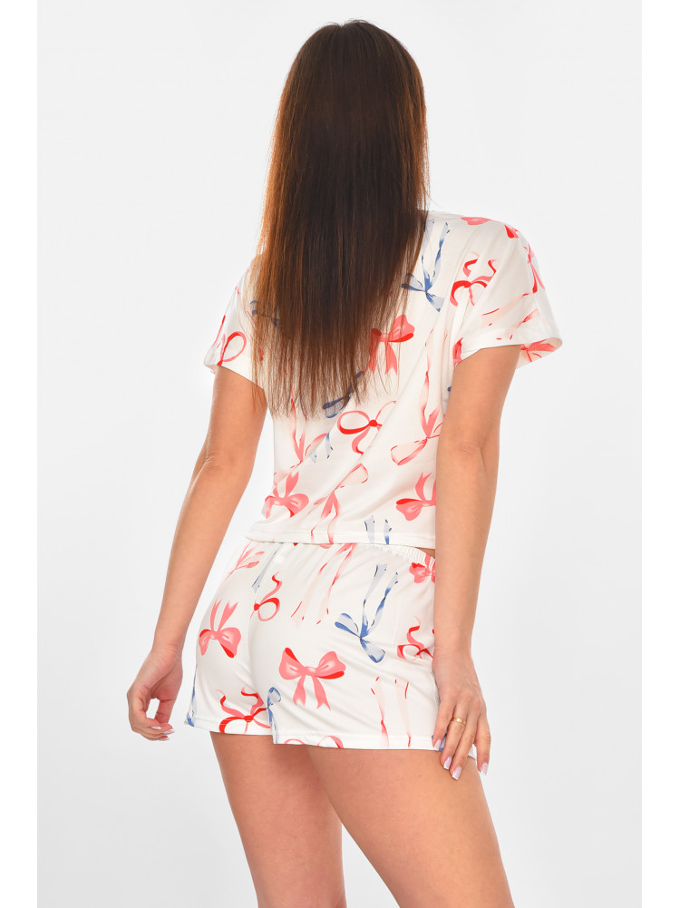 Піжама жіноча білого кольору з принтом 29301 211117C