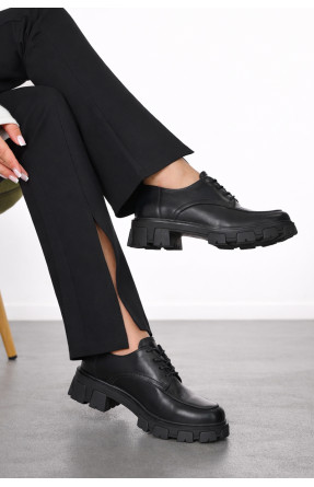 Лоферы женские черного цвета TD222-1 211120C