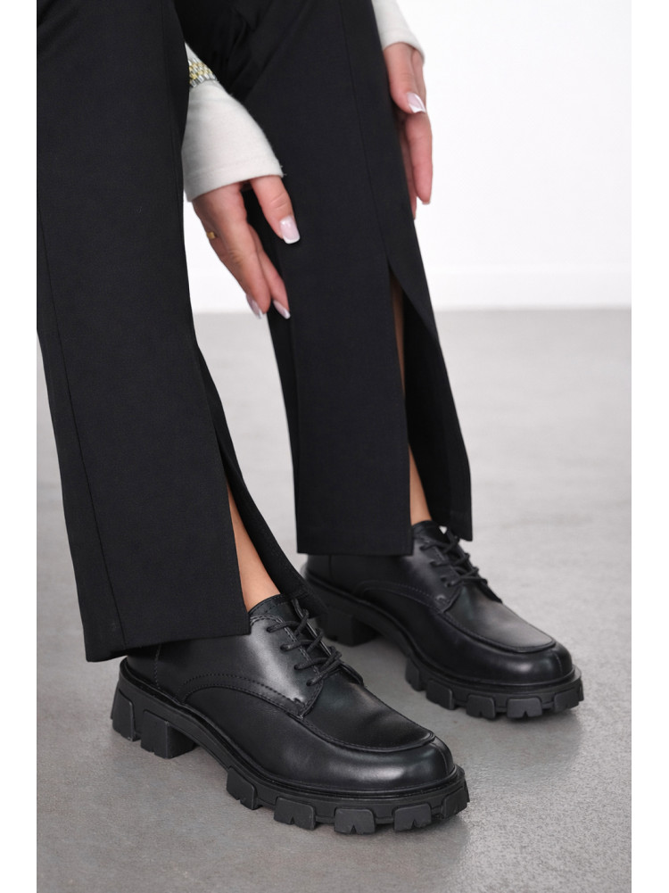 Лоферы женские черного цвета TD222-1 211120C