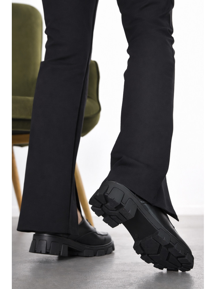 Лоферы женские черного цвета TD222-1 211120C