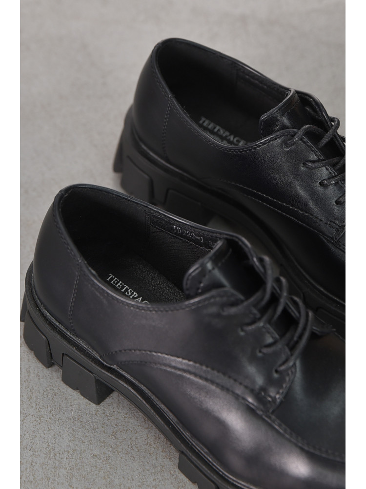 Лоферы женские черного цвета TD222-1 211120C