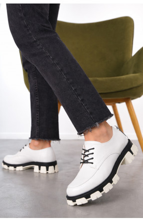 Лоферы женские белого цвета TD222-26 211123C Лоферы женские белого цвета TD222-26 211123C