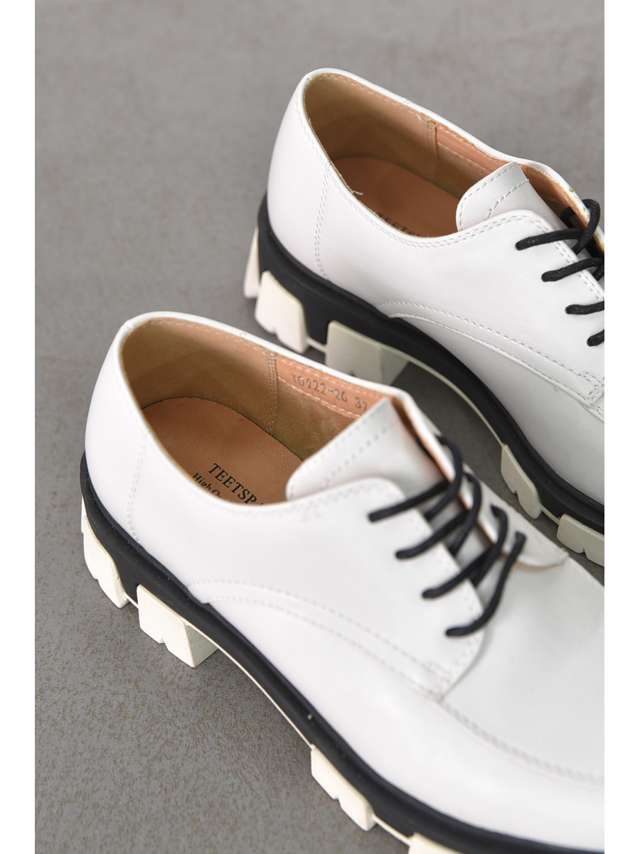 Лоферы женские белого цвета TD222-26 211123C