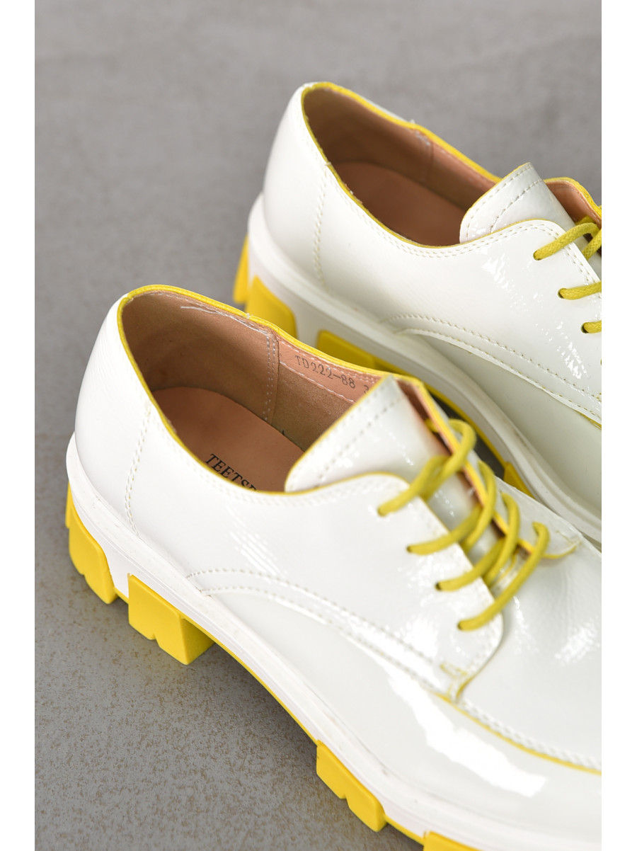 Лоферы женские белого цвета TD222-88 211124C