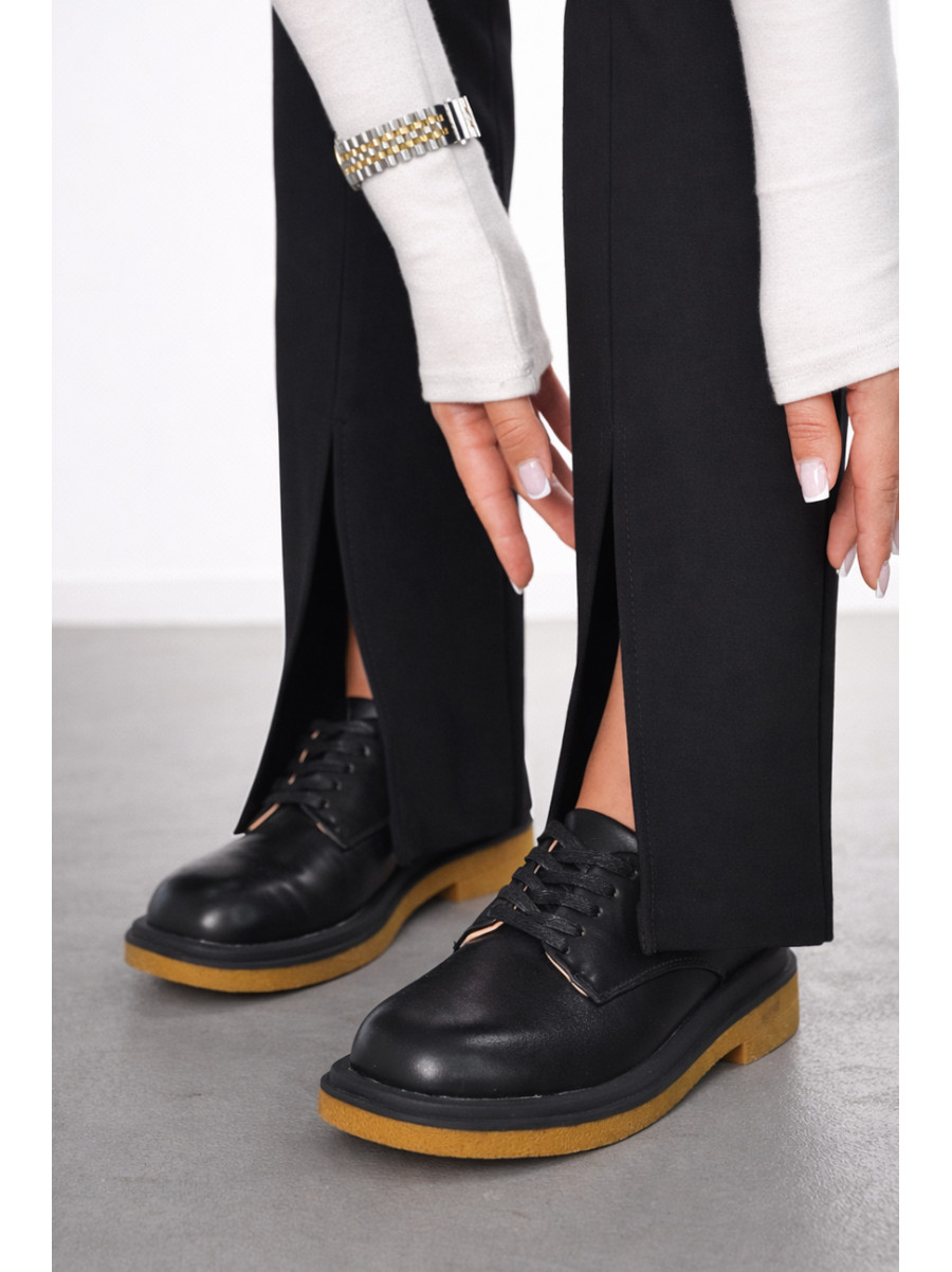 Лоферы женские черного цвета TD217-1 211125C