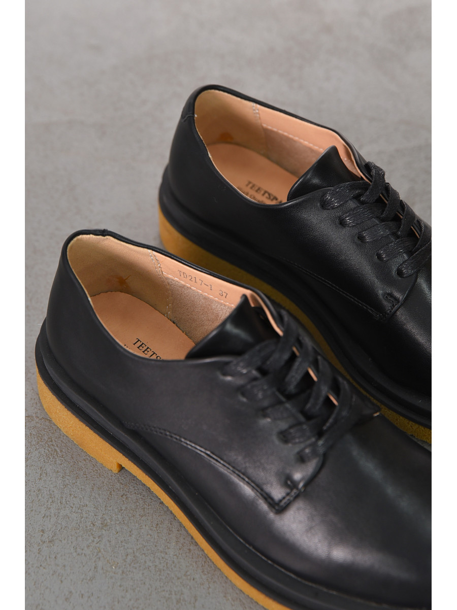 Лоферы женские черного цвета TD217-1 211125C