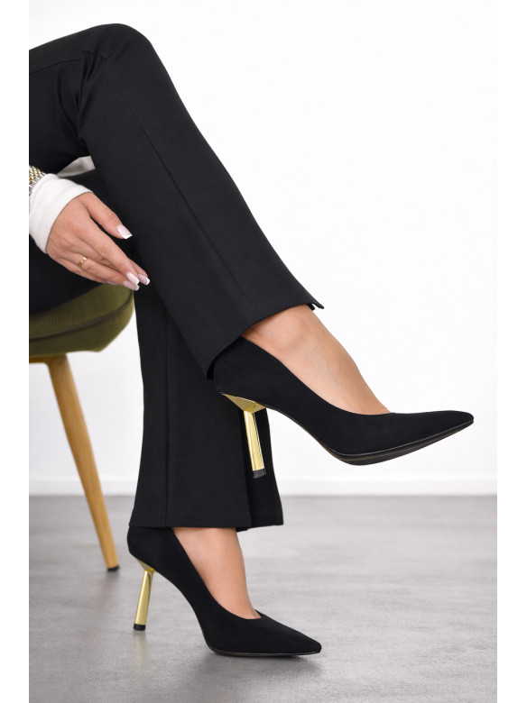 Туфли женские черного цвета WT31-2 211127C