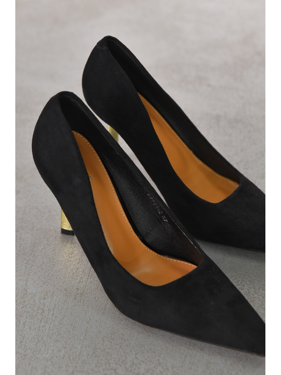 Туфли женские черного цвета WT31-2 211127C